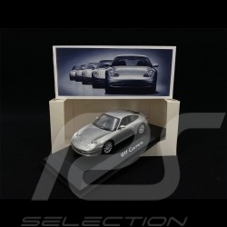 Porsche 911 Carrera Type 996 2001 Argent Polaire  polar silver silber1/43 Schuco WAP02003697