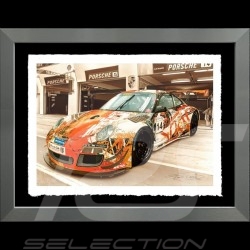 Porsche 804 Grosser Preis von Frankreich reproduction d'une affiche originale de Erich Strenger