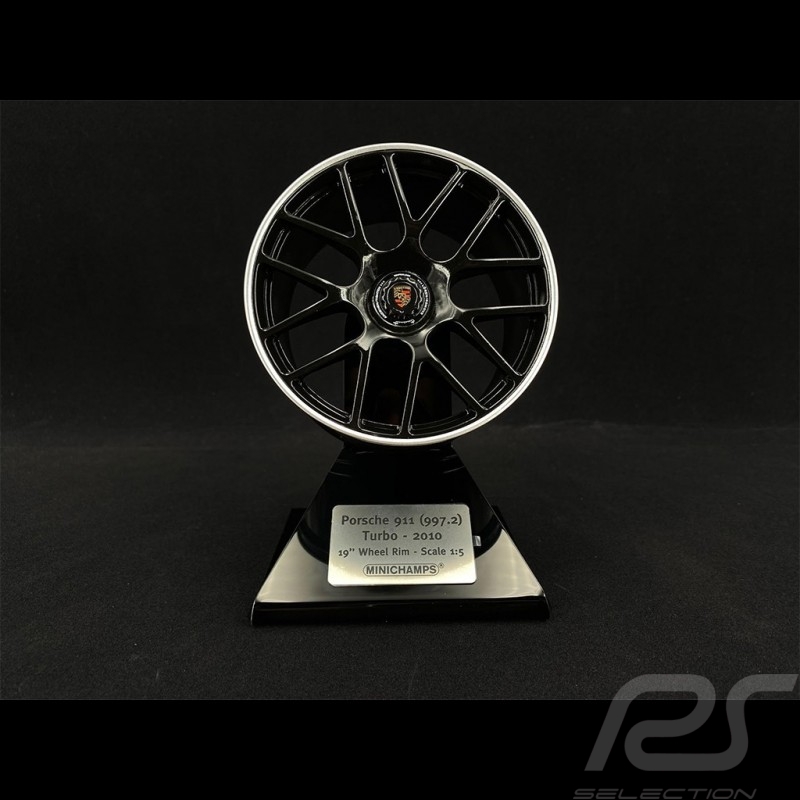 Wheel Porsche 997.2 Turbo 2010 black / silver 1/5 Minichamps 500601998