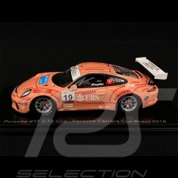 Porsche 911 GT3 Cup n° 19 Carrera Cup Brésil 2018 1/43 Spark S8502