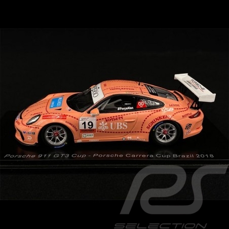 Porsche 911 GT3 Cup n° 19 Carrera Cup Brésil 2018 1/43 Spark S8502