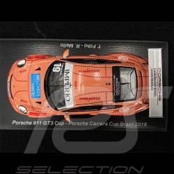 Porsche 911 GT3 Cup n° 19 Carrera Cup Brésil 2018 1/43 Spark S8502