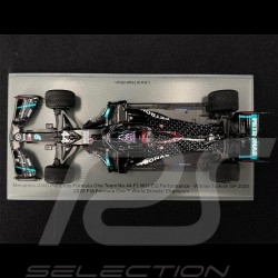 Mercedes - AMG Petronas F1 n° 44 weltmeister world Champion du Monde 2020 Hamilton 1/43 Spark S6488
