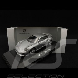 Porsche 991 turbo gris argent 1/43 Minichamps WAP0203660E
