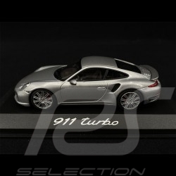 Porsche 991 turbo gris argent 1/43 Minichamps WAP0203660E