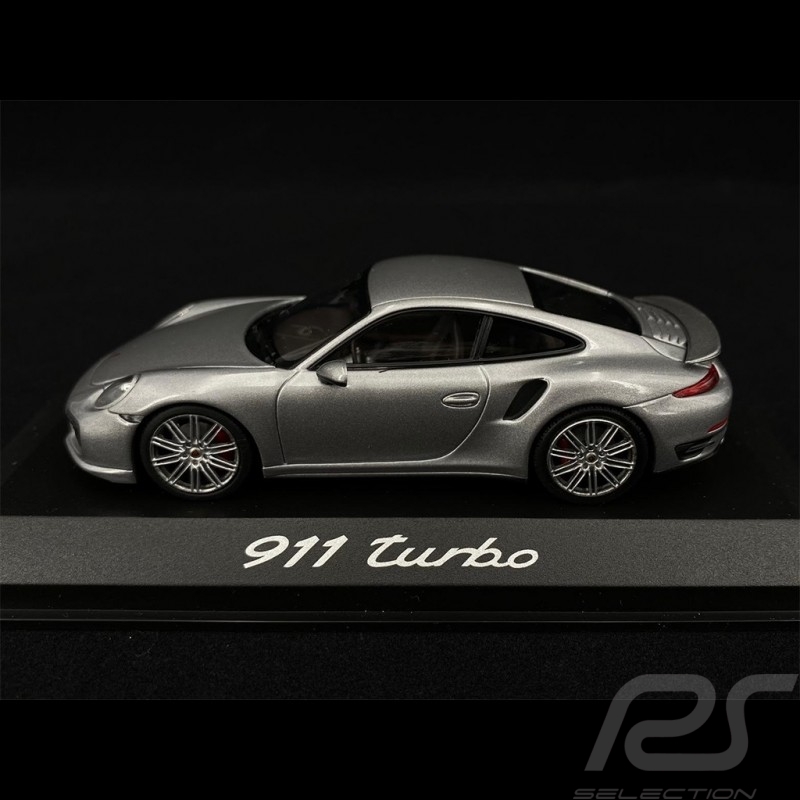 Porsche 991 turbo gris argent 1/43 Minichamps WAP0203660E