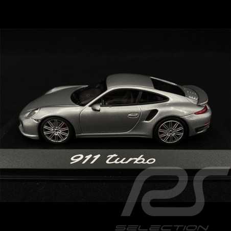 Porsche 991 turbo gris argent 1/43 Minichamps WAP0203660E