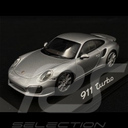 Porsche 991 turbo gris argent 1/43 Minichamps WAP0203660E