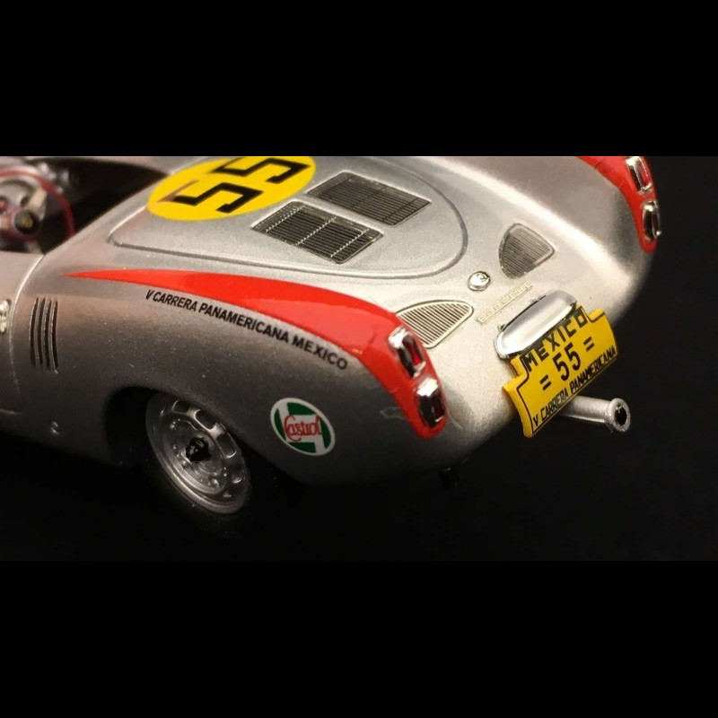 Spark 1/43 Porsche 550 Spyder - Carrera Panamericana 1954 #55 - Musée Porsche