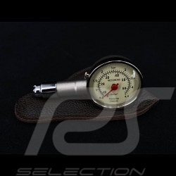 Manomètre Porsche pour contrôle de la pression de gonflage des pneus Tire Pressure Gauge Reifendruckprüfer Porsche Classic 91172