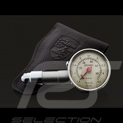 Manomètre Porsche pour contrôle de la pression de gonflage des pneus Tire Pressure Gauge Reifendruckprüfer Porsche Classic 91172