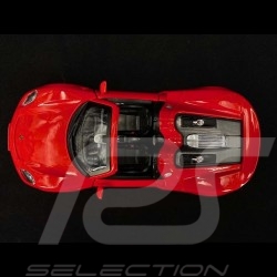Porsche 918 Spyder 2014 rouge indien 1/24 Bburago 21076R
