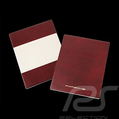 Etui pour livre de bord Porsche board folder case Bordmappe 911 / 914 / 924 / 944 / 928 Simili cuir rouge WKD48551000