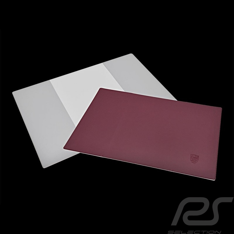 Etui pour livre de bord Porsche 911 / 914 / 924 / 944 / 928 board folder case Bordmappe Simili cuir rouge WKD48551000