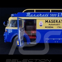 Fiat 642 RN2 Bartoletti Maserati 250F race transporteur 1957 blue / beige 1/18 CMR CMR141