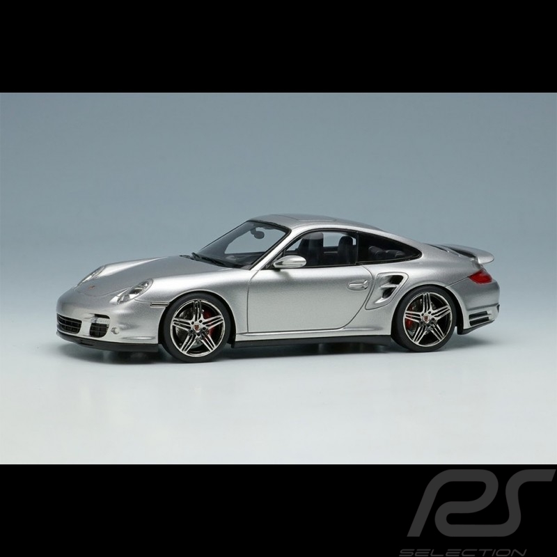 Porsche 911 Turbo Typ 997 2006 GT Silber Metallic 1/43 Make Up Vision VM190A