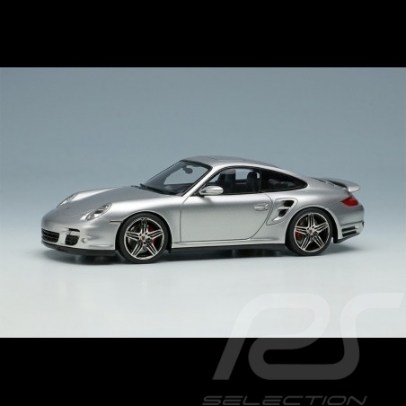 Porsche 911 Turbo Typ 997 2006 GT Silber Metallic 1/43 Make Up Vision VM190A