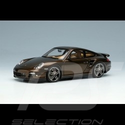 Porsche 911 Turbo Typ 997 2006 Macadamiabraun Metallic 1/43 Make Up Vision VM190E