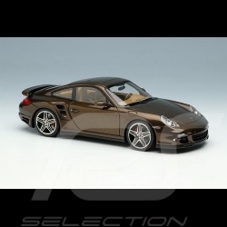 Porsche 911 Turbo Typ 997 2006 Macadamiabraun Metallic 1/43 Make Up Vision VM190E