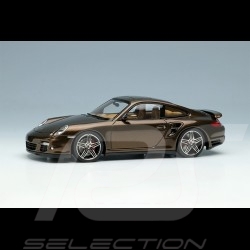 Porsche 911 Turbo Typ 997 2006 Macadamiabraun Metallic 1/43 Make Up Vision VM190E