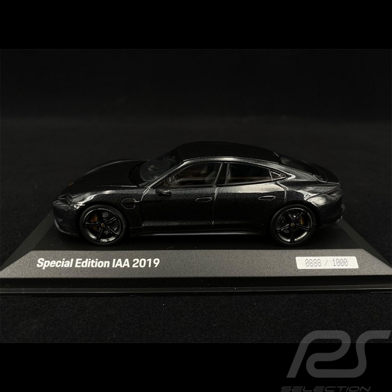 Porsche Taycan Turbo S IAA Frankfurt 2019 Volcano Grey 1/43 Minichamps WAP0208510LIAA