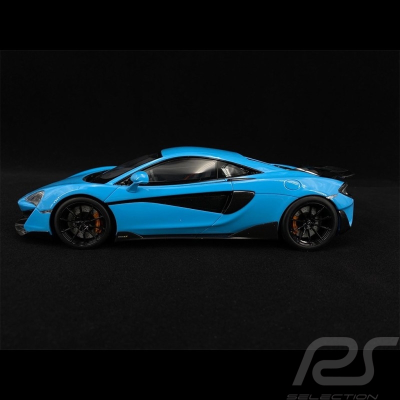 McLaren 600 LT 2018 Curacao Blue 1/18 GT Spirit GT310