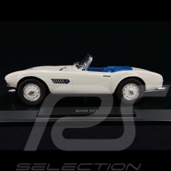 BMW 507 Cabriolet 1957 Blanc / Bleu 1/18 Norev 183232