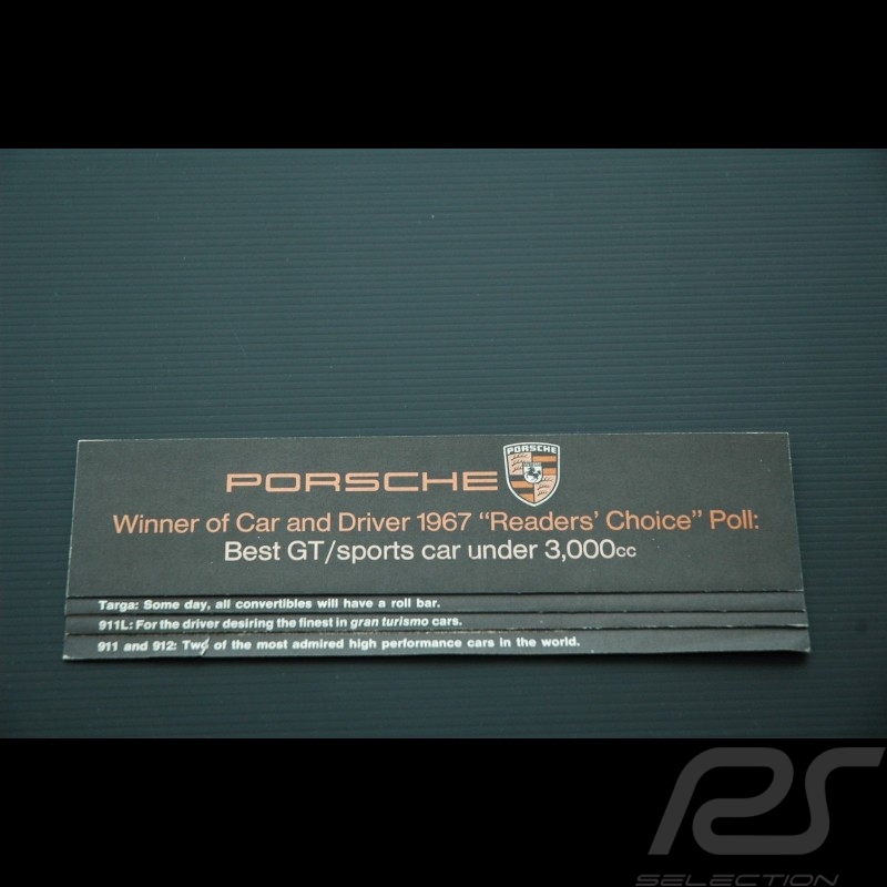 Brochure PORSCHE Coupe Targa 912/ 911/ 911L Brochure PORSCHE Coupe Targa 912/ 911/ 911L
