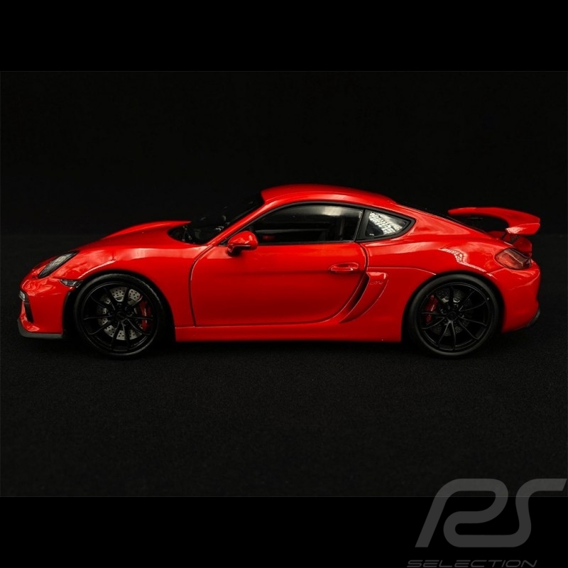 Porsche Cayman GT4 Type 981 2015 Rouge rot red Indien 1/18 Schuco 450040300