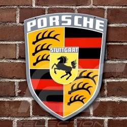 Porsche Emailleschild Originalabzeichen aus den 1960er Jahren 48 x 35 cm 64470100710