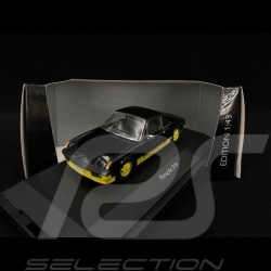Porsche 914 2.0 "Bourdon" noire-jaune 1/43 Schuco 450370500