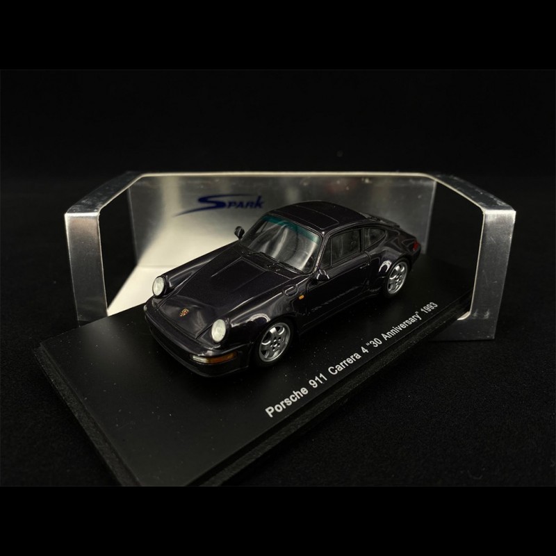 Porsche 911 Carrera 4 30th Anniversary Type 964 1993 Viola 1/43 Spark S2033