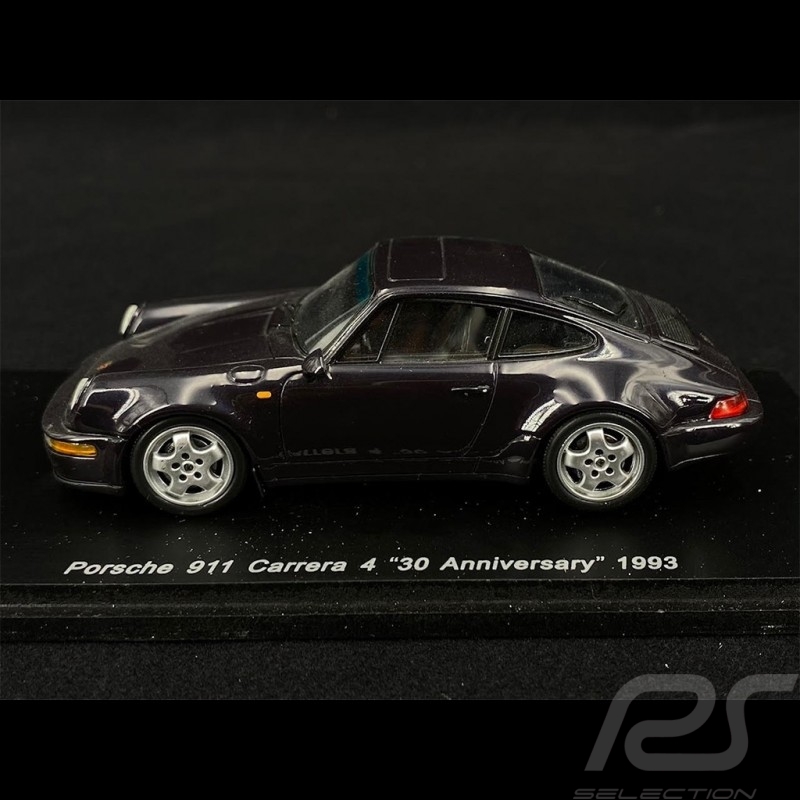 Porsche 911 Carrera 4 30th Anniversary Type 964 1993 Viola 1/43 Spark S2033
