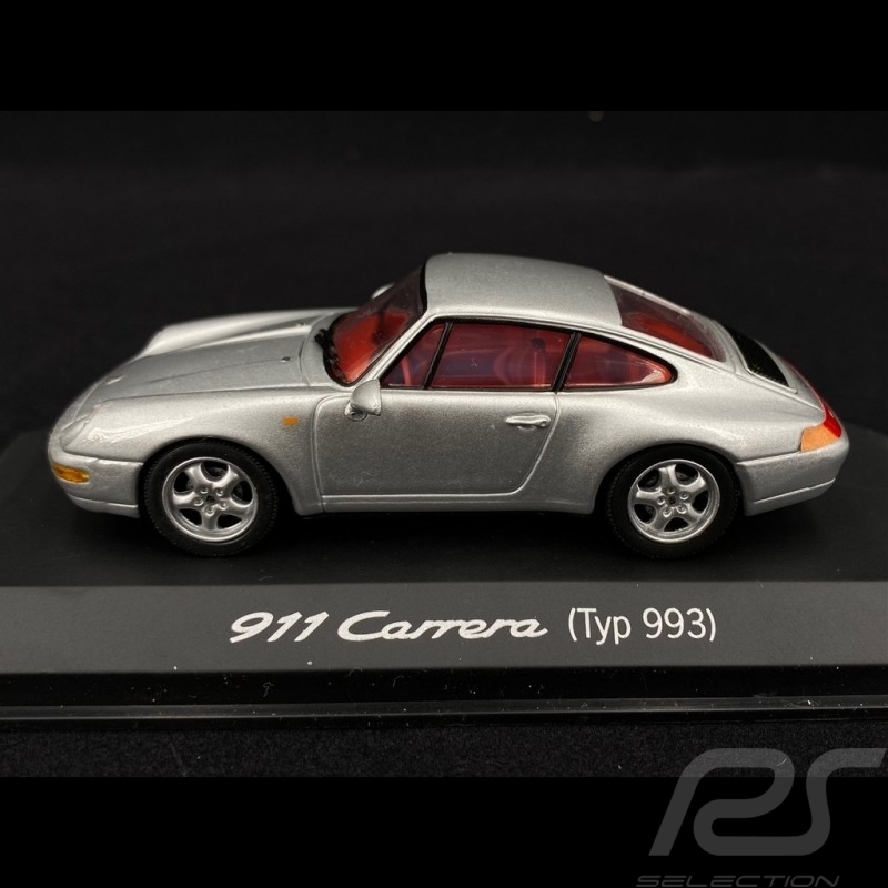 Porsche 911 Carrera Type 993 Gris argenté 1/43 Minichamps WAP02003597