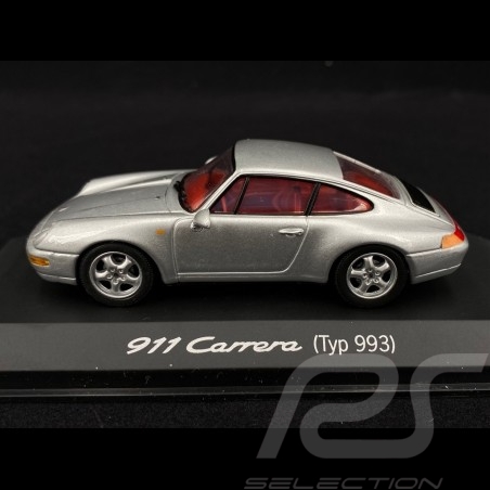 Porsche 911 Carrera Type 993 Silver 1/43 Minichamps WAP02003597