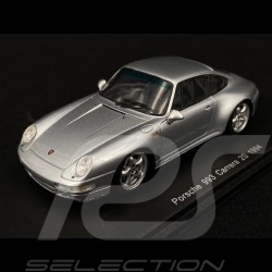 Porsche 911 typ 993 Carrera 2S 1994 silbergrau 1/43 Spark S2091