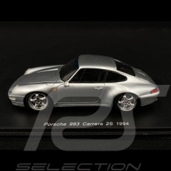 Porsche 911 typ 993 Carrera 2S 1994 silbergrau 1/43 Spark S2091