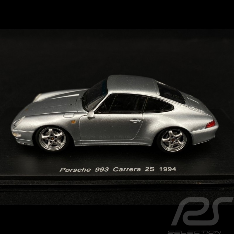 Porsche 911 typ 993 Carrera 2S 1994 silbergrau 1/43 Spark S2091