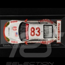 Porsche 911 GT3 RS n° 83 24h Daytona 2003 1/43 Minichamps 400036983