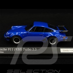 Porsche 911 type 930 Turbo 3.3 bleu flêche arrow blue arrowblau 1/43 Minichamps CA04316038