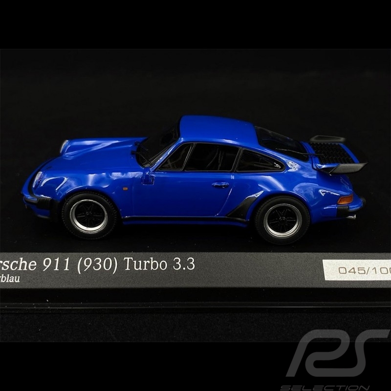 Porsche 911 type 930 Turbo 3.3 Arrowblau 1/43 Minichamps CA04316038