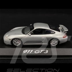 Porsche 911 GT3 Type 996 2002 Artic Silver Metallic 1/43 Minichamps WAP02009513