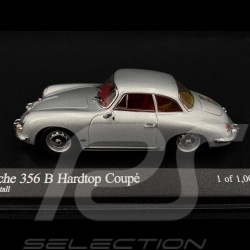 Porsche 356 B Hardtop Coupé 1960 gris argent 1/43 Minichamps 400064321