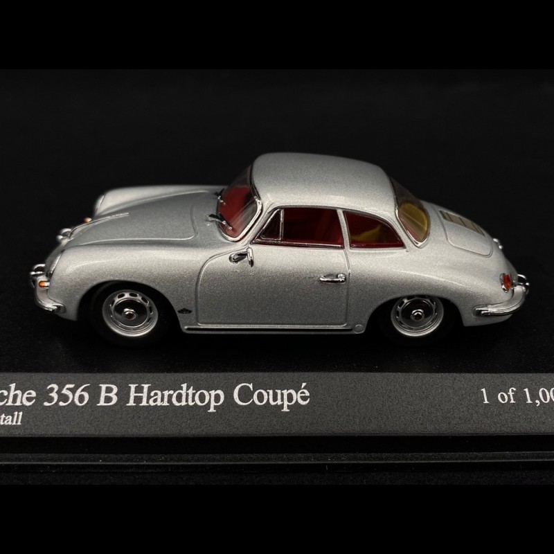 Porsche 356 Cabriolet Gris 1/43 Par Heco Miniatures - Miniature Résine, état Correct