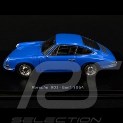 Porsche 901 Genf 1964 Blau 1/43 Spark MAP02020613