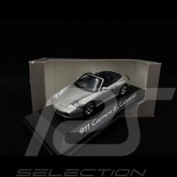 Porsche 996 Carrera 4S Cabriolet grise 1/43 Minichamps WAP02010014