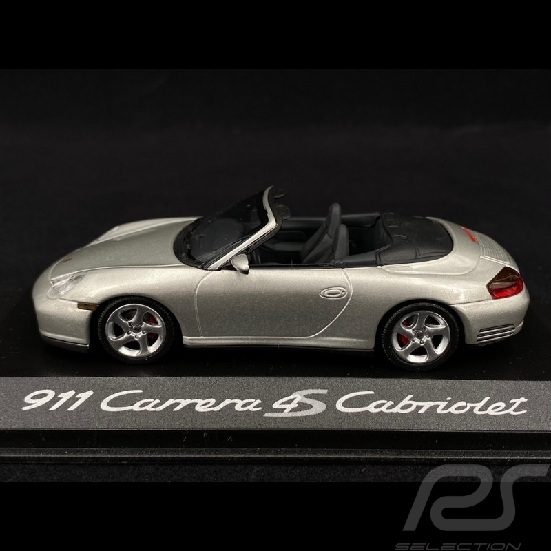 Porsche 996 Carrera 4S Cabriolet grise 1/43 Minichamps WAP02010014