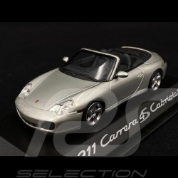 Porsche 996 Carrera 4S Cabriolet grise 1/43 Minichamps WAP02010014