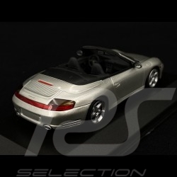Porsche 996 Carrera 4S Cabriolet grise 1/43 Minichamps WAP02010014