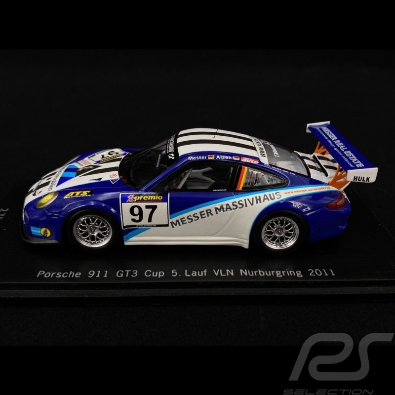 Porsche 997 GT3 Cup 5. Lauf VLN Nürburgring 2011 n°97 1/43 Spark